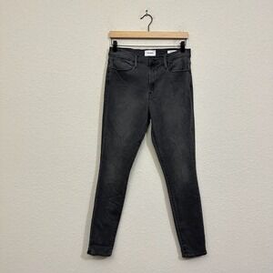 FRAME Le High Skinny Ankle Jeans in Burton